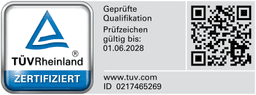 TÜV zertifiziert